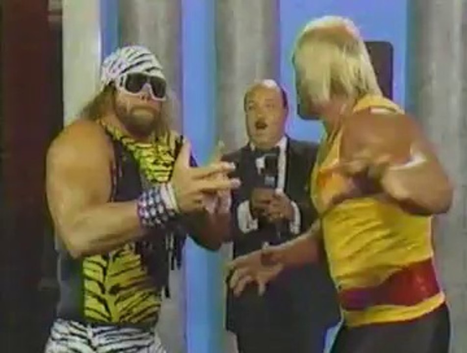 Hulk Hogan/Randy Savage Promo w/ Mean Gene (Saturday Night's Main Event) (10.03.1987)