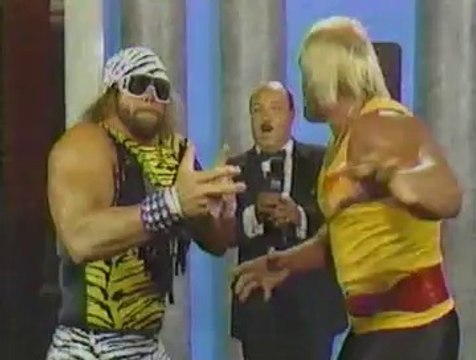 Hulk Hogan/Randy Savage Promo w/ Mean Gene (Saturday Night's Main Event) (10.03.1987)