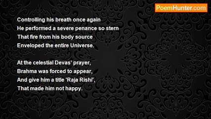 Rajaram Ramachandran - Ramayan Part 04 - The Sage Viswamitra (Continued)