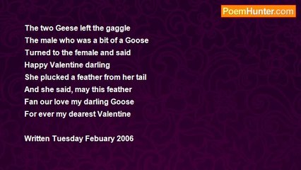 Allan James Saywell - Two Geese And A Valentine