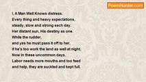 Is It Poetry - I, A Man Knows Distress