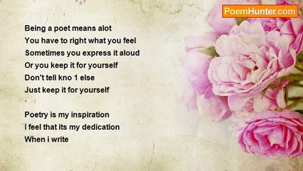 De'shaun Prada - Being a Poet