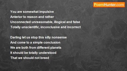 Allan James Saywell - Venus Plus Mars Equals Zilch