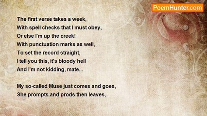 Denis Martindale - Write A Poem!