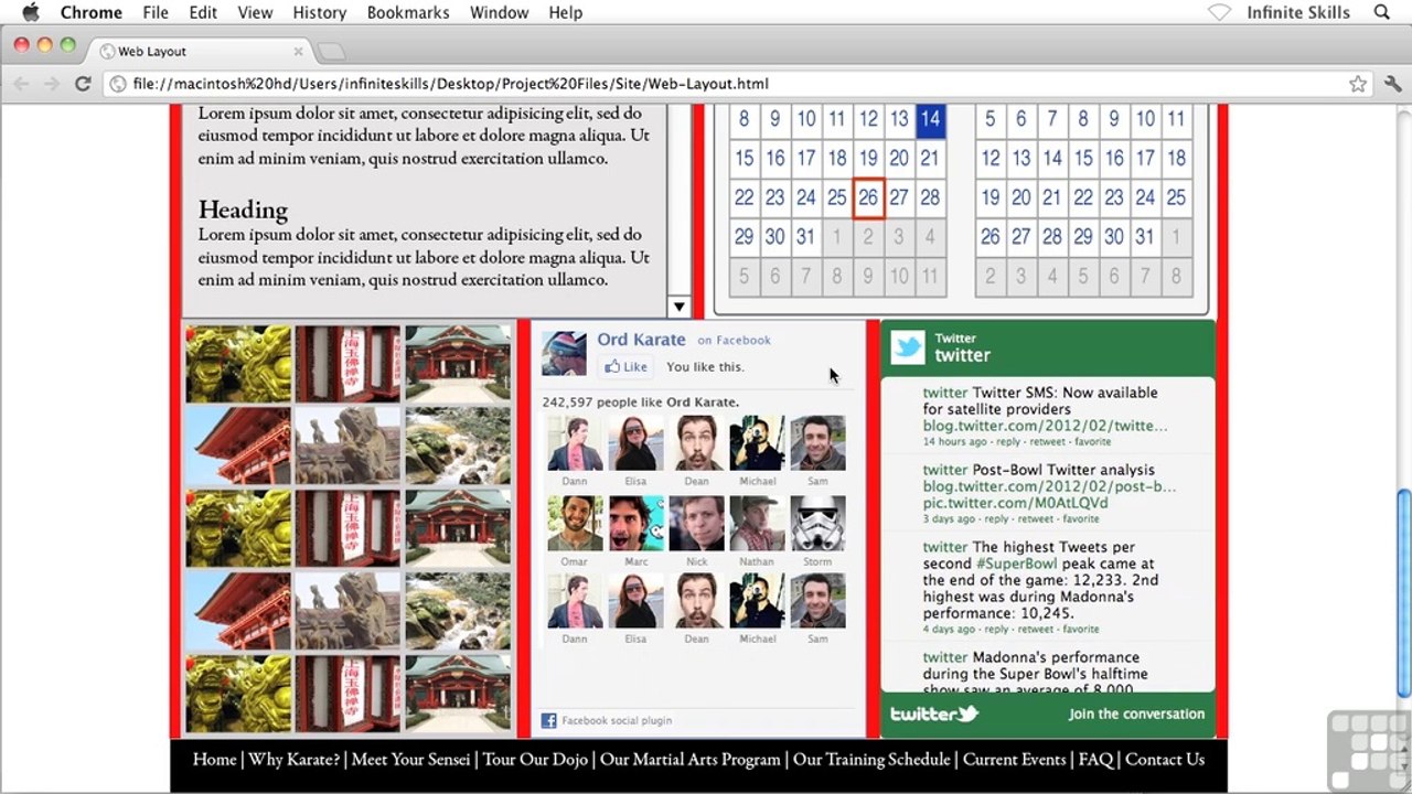 Setting Horizontal Spacing