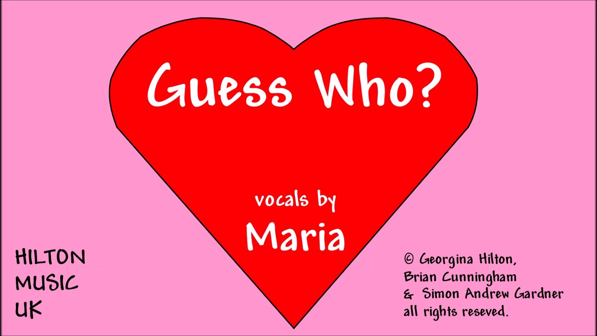 ⁣'GUESS WHO?' a girly fun song from Hilton Music UK