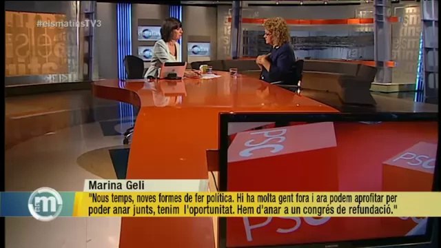 TV3 - Els Matins - Marina Geli: Aposto per la refundació a curt termini