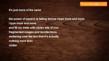 J.L. Nash - Clutter Stutter