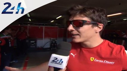 Le Mans 2014 - James Calado, pilote de la Ferrari n°71