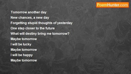 Melissa Koeman - Tomorrow