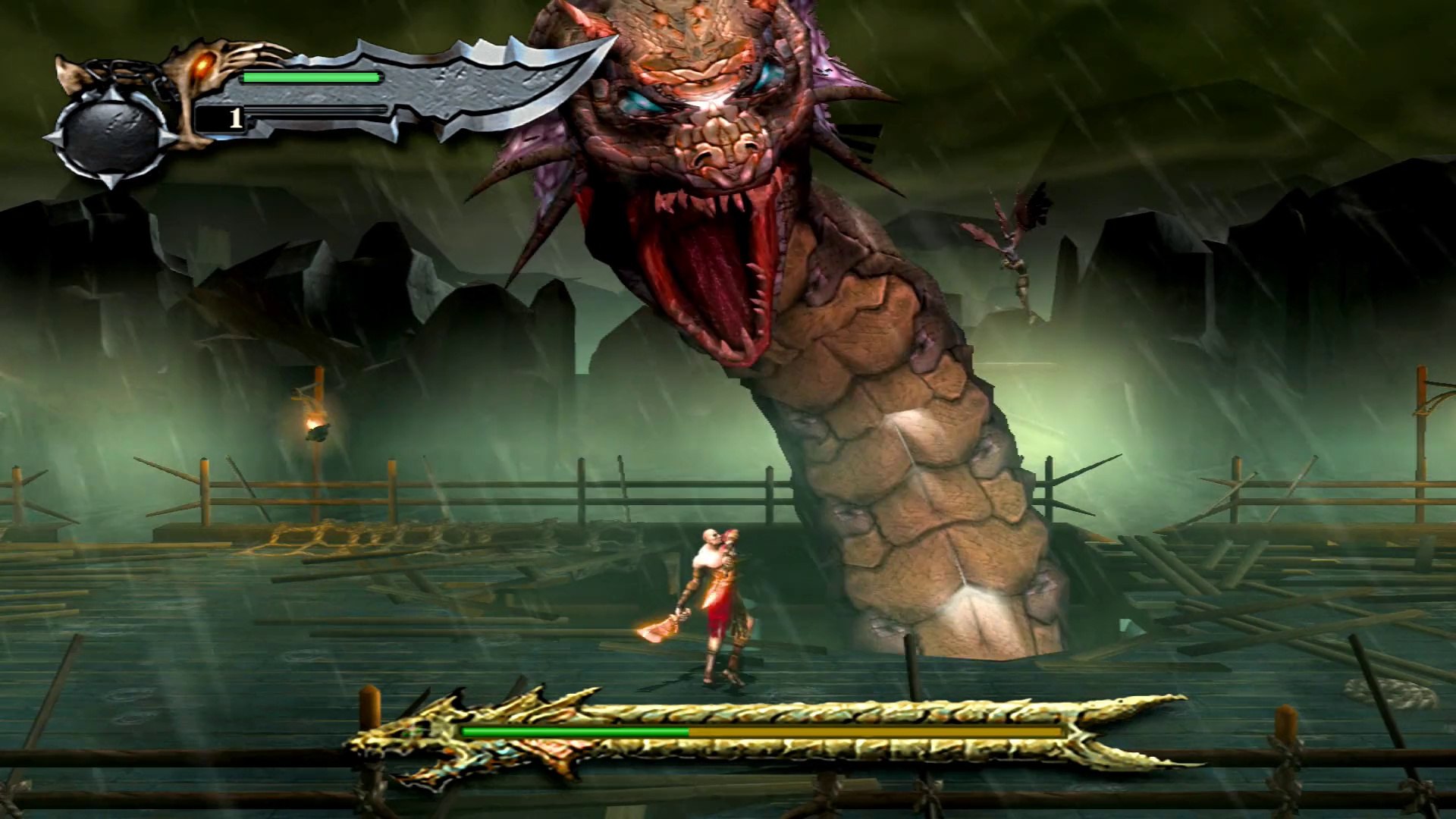 God of War PS2 em gameplay