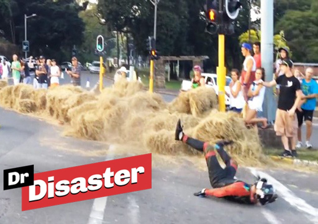 Chute et collision spectaculaires en longboard / Dr Disaster
