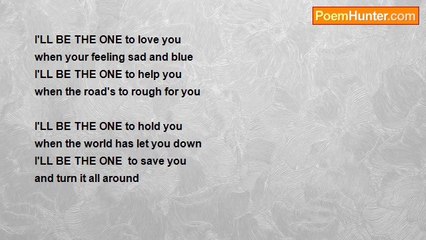 karen williams - I'LL Be The One