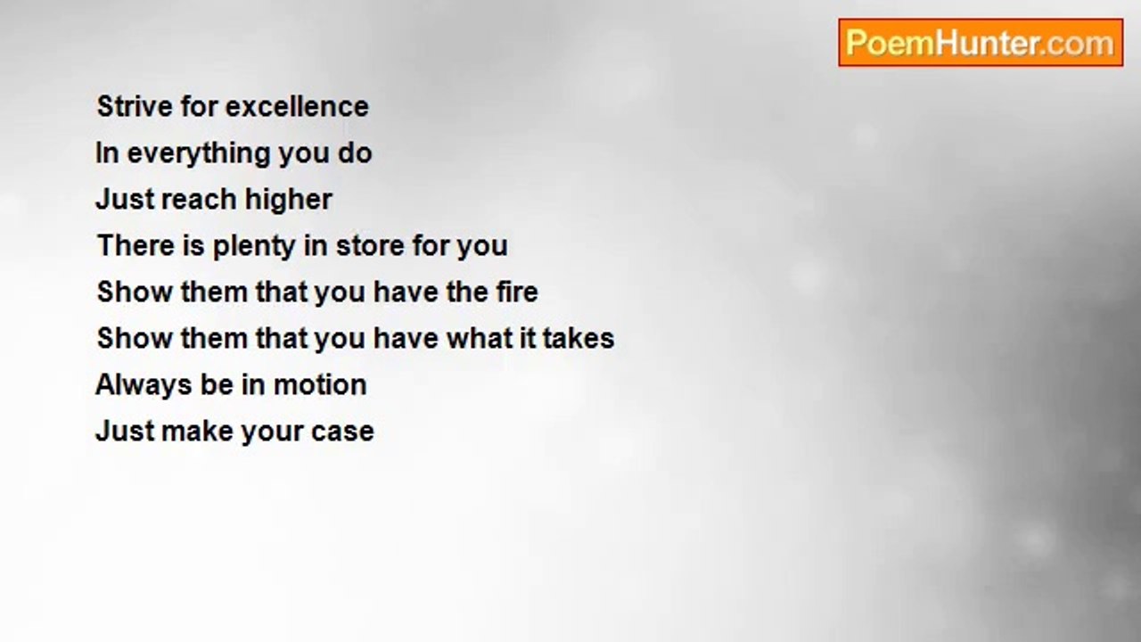 Ronell Warren Alman - Strive For Excellence