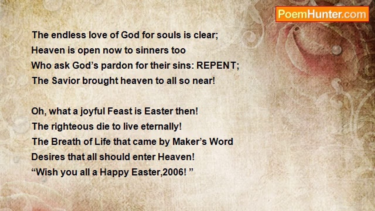 Dr John Celes - HAPPY EASTER 2006!