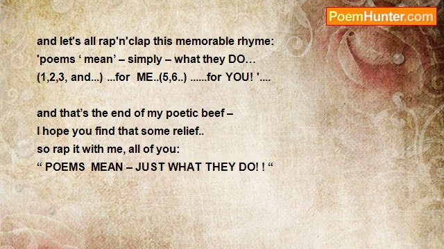 Michael Shepherd - A Quiet Rap for Poetry Teachers