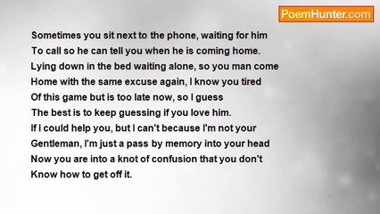 Christian K. Montiel - When you are alone.