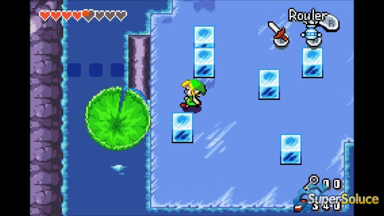 Zelda Minish Cap : Temple de l'Eau - Enigme 2