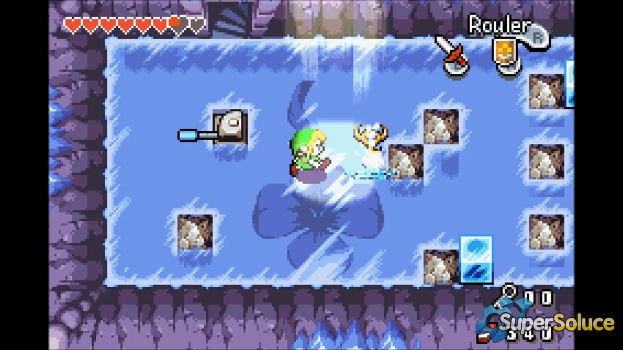 Zelda Minish Cap : Temple de l'Eau - Enigme 1