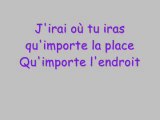 Céline Dion - J'irai où tu iras (Lyrics / Paroles)