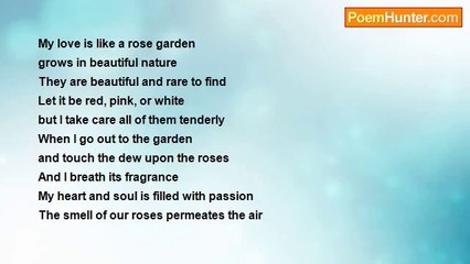 Ravi Sathasivam - My Rose Garden......