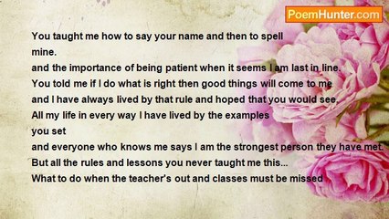 Monica Dockery - Lessons from daddy