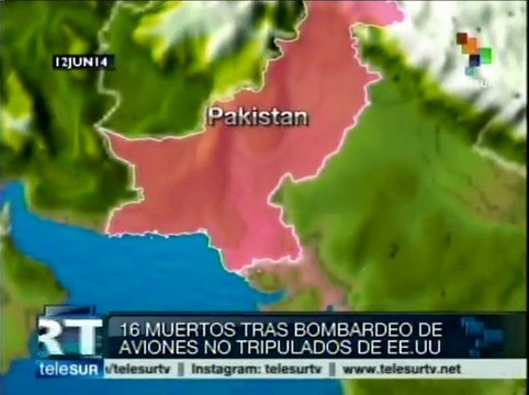 Aviones no tripulados de EE.UU. matan a 16 personas en Pakistán