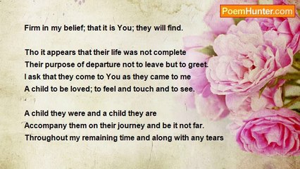 AHO Speaks - A Departed Child