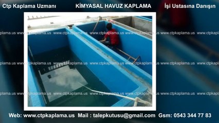 Asit Havuzu Ctp Polyester Kaplama İşlemleri