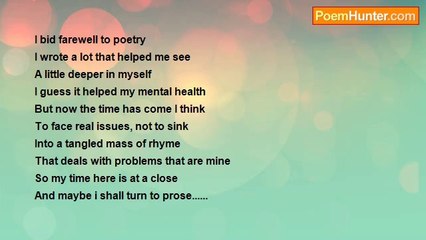 David Keig - I Bid Farewell To Poetry