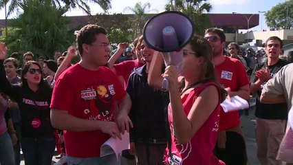 Protesters in Sao Paulo say there 'won't be Cup' without rights