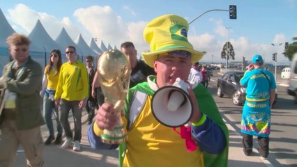 Brésil - Des supporters optimistes