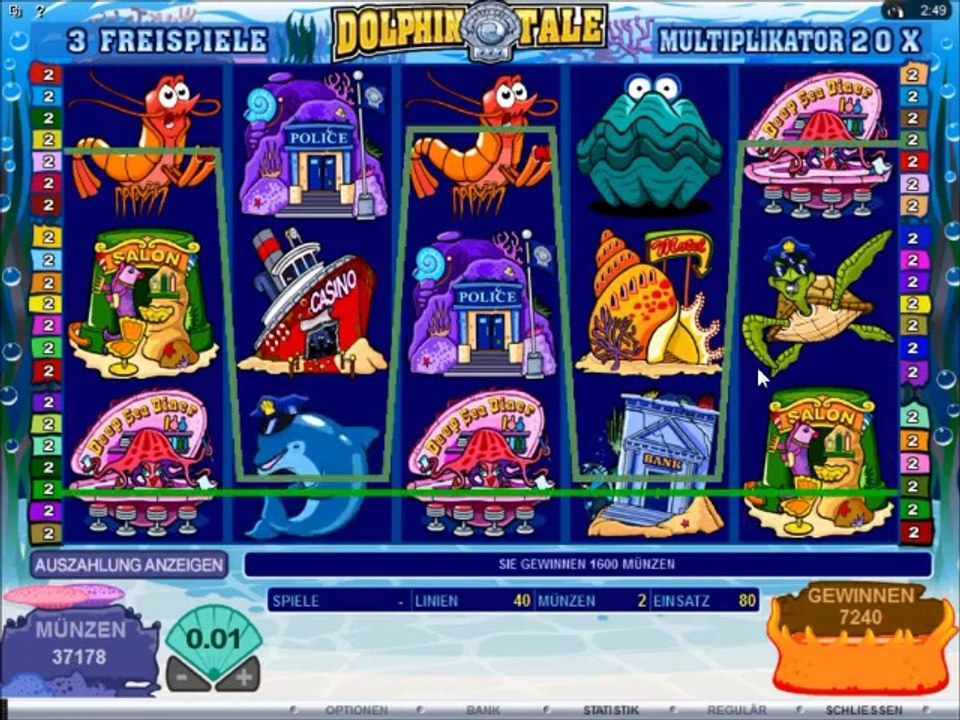 Dolphin Tale Slot Freespin Feature Big Win 125x Bet