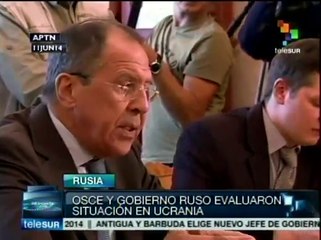 Apoya Rusia observación de OSCE en Ucrania y propondrá algo al CS-ONU
