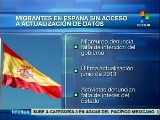 Denuncian ONG que no se actualizan datos de migrantes en España