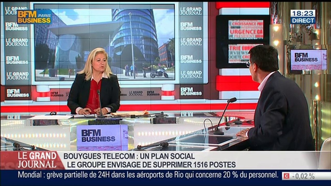 Olivier Roussat, président directeur général de Bouygues Telecom, dans Le Grand Journal - 12/06 2/4