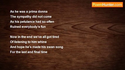 James S Newcomb Lang - The Misanthropist (We all know someone like this) !