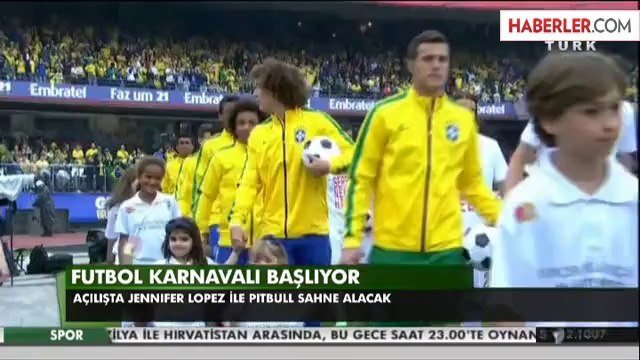 Dünya Kupası, Brezilya - Hırvatistan Maçıyla Başlıyor