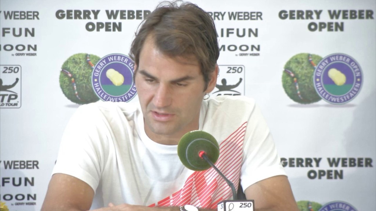 Halle: Federer: 'Nicht auf der Tour, um nur mitzuspielen'