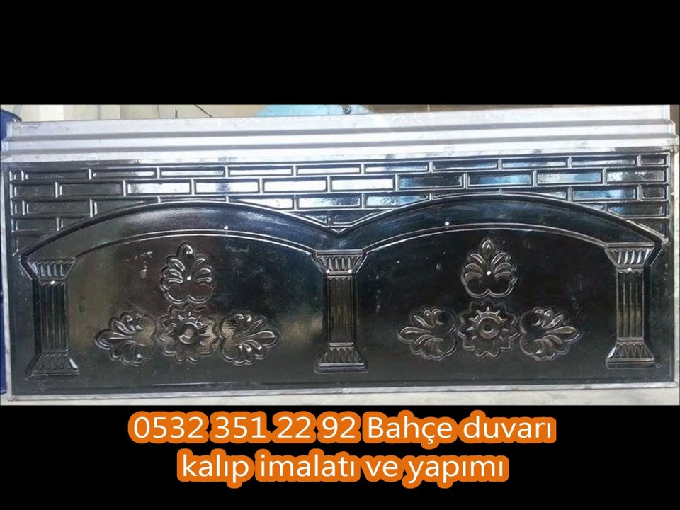 0532 351 22 92 beton  bahçe duvarı kalıpları