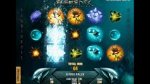 Elements The Awakening video slot by Netent big win bonus game water online casino