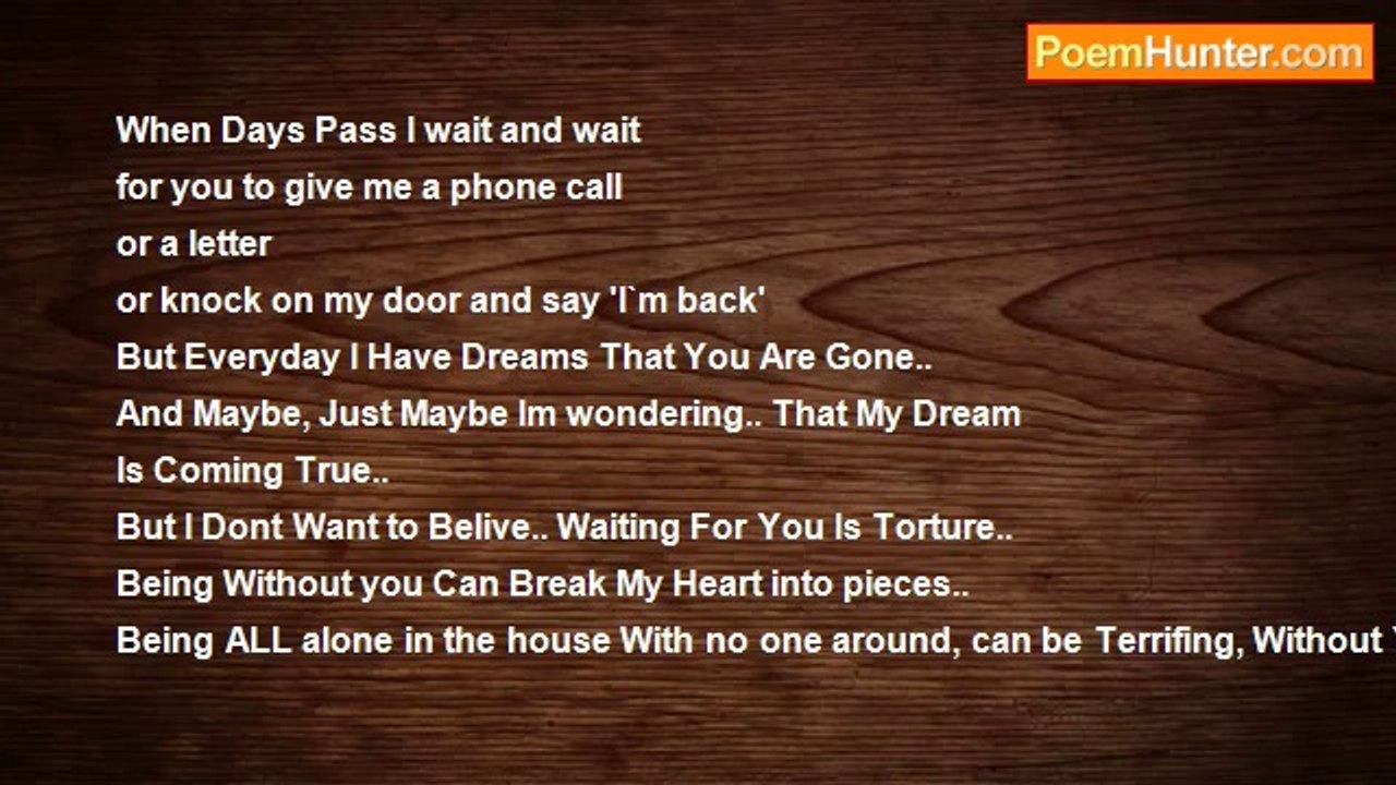 Katherine Gelinas - Waiting For You To Come Home!