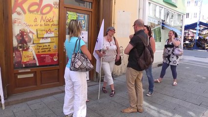 Hautes-Alpes : Manifestation contre les rythmes scolaire à Gap