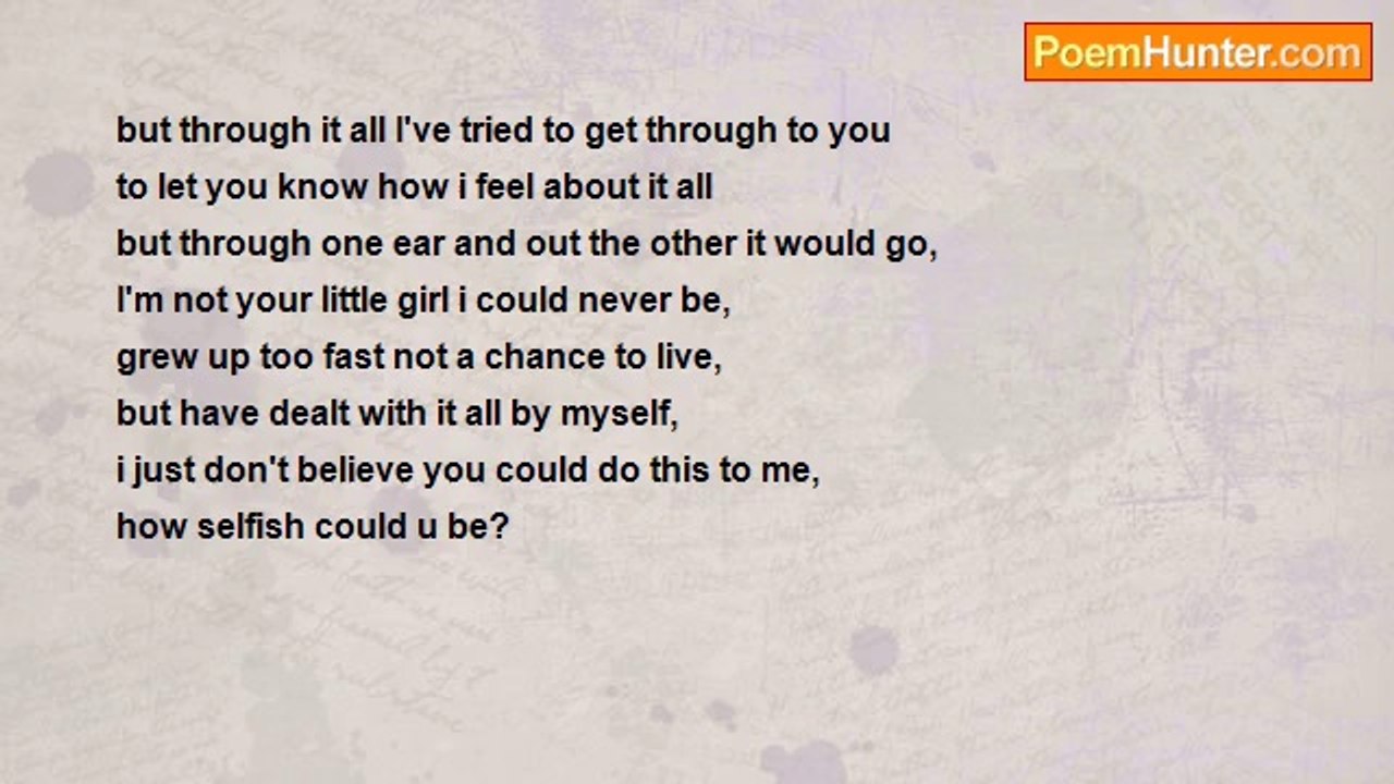 Alliey Monroe - Selfishness