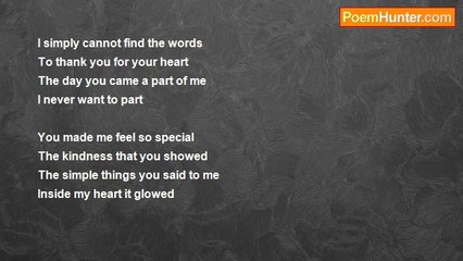 Bradley Lester - I simply cannot find the words