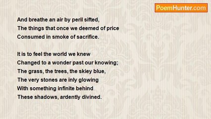 Robert Laurence Binyon - The Cause