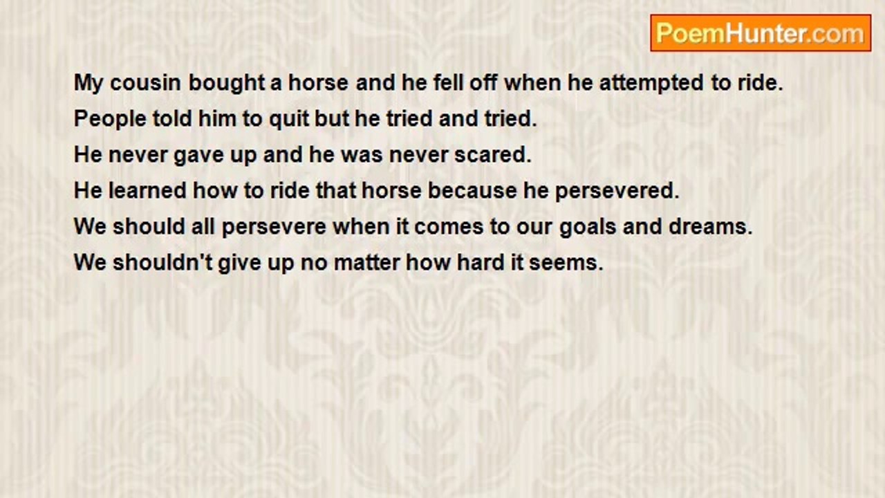 Randy Johnson - Perseverance