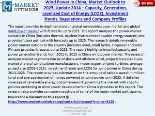 China Wind Power Market Outlook to 2025