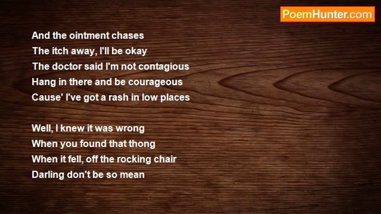 Barry A. Lanier - Rash In Low Places (Sing Along)