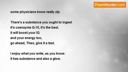 Herbert Nehrlich - Theo - A Limerick For You